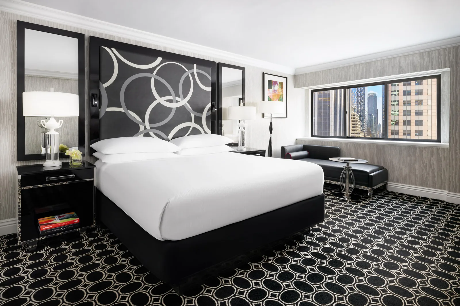 Quarto do The Muse New York com vista para Midtown